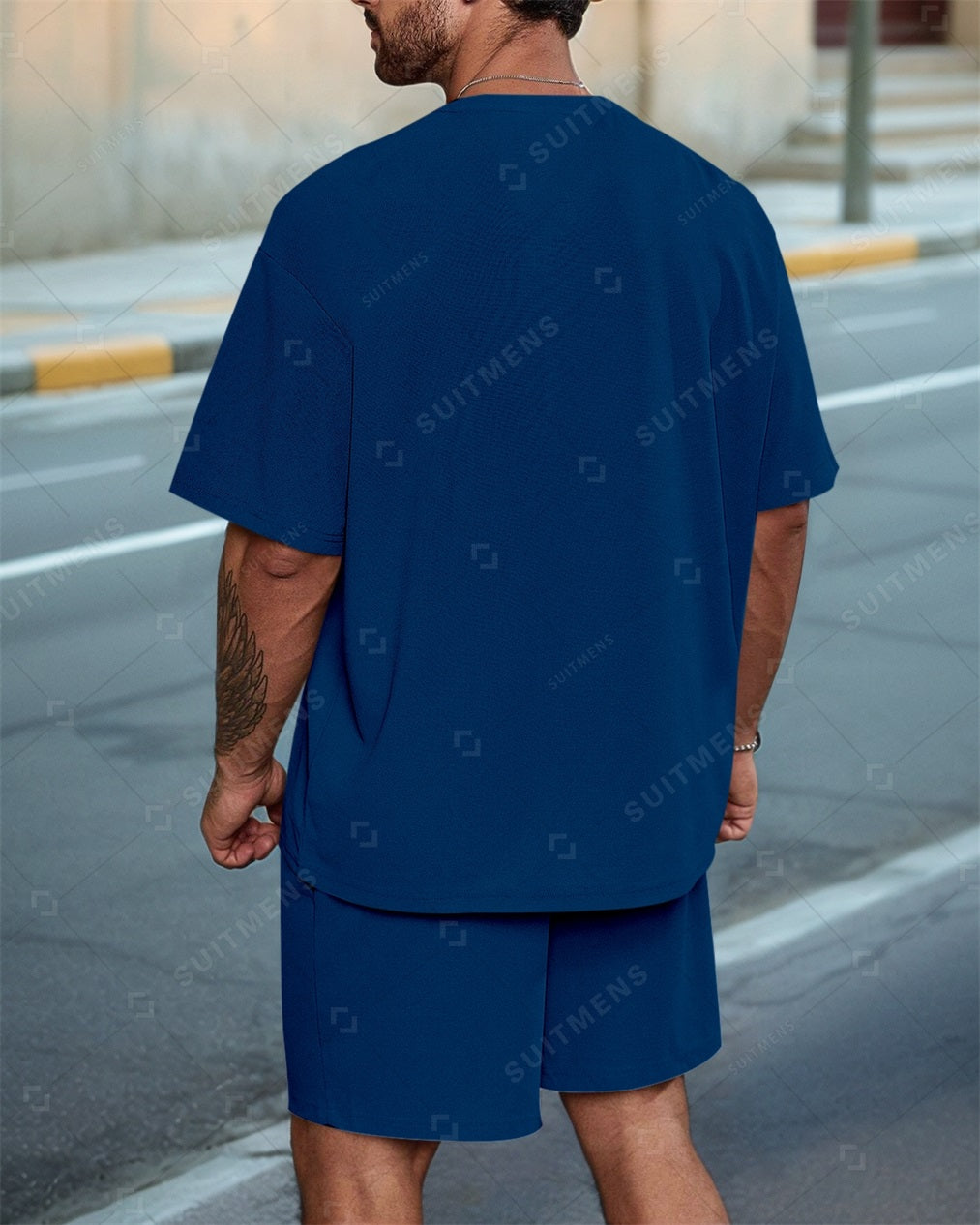 Men's Casual Summer Round Neck Set 0128